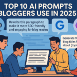 Top 10 Prompts Used by Bloggers