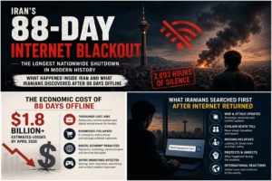Iran internet blackout 88 days offline — what happened during the shutdown and after restoration